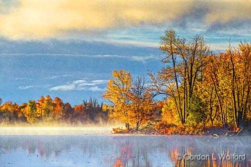 Autumn Island_29003.jpg - At sunrise along the Rideau Canal Waterway photographed from Port Elmsley, Ontario, Canada.